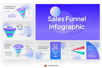Sales Funnel Infographic PowerPoint Template